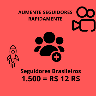  1,5K SEGUIDORES NO KWAI POR R$12 |  150 SEGUIDORES POR R$2 - BRASILEIROS